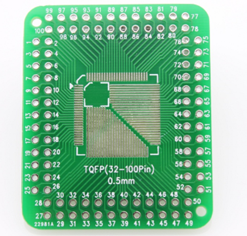 ĐẾ CHUYỂN TQFP(32-100PIN) 0.5MM TO DIP100 RK-103