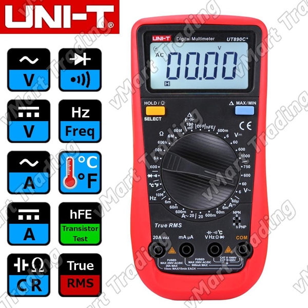Đồng hồ UT890C+ hiển thị số