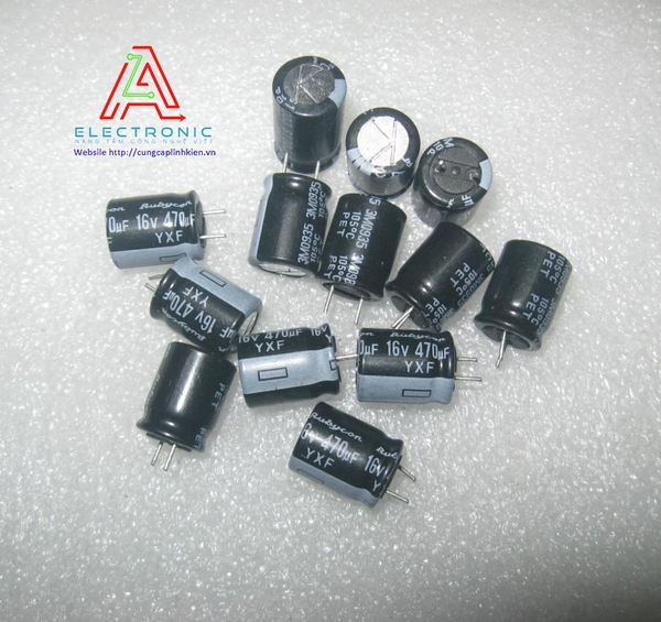 Tụ RUBYCON 16V470UF 10* 16,5MM