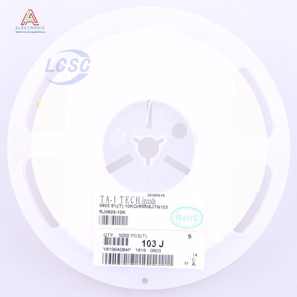 Điện trở dán 20R 0603 5% gói 5000 chiếc RK-101