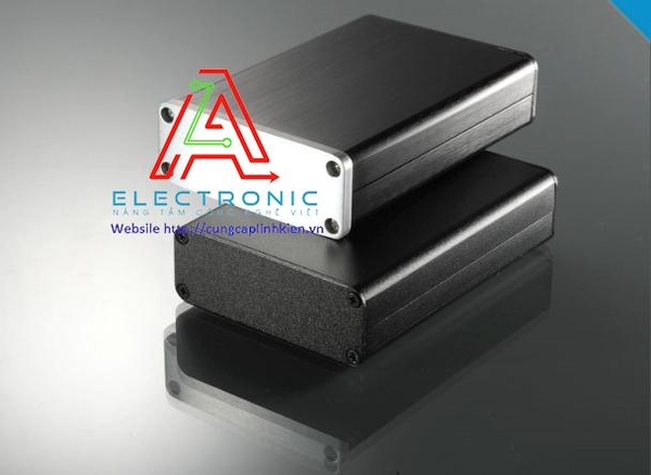 Vỏ hộp nhôm YGKT 145x82x100mm thân đen mặt trắng RK-98