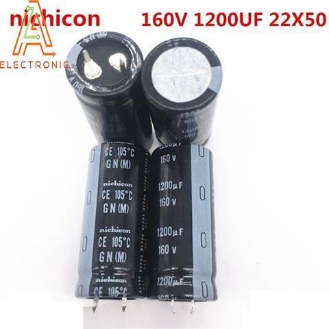 Tụ Nichicon 1200uf 160v kt 22x50mm RK-125