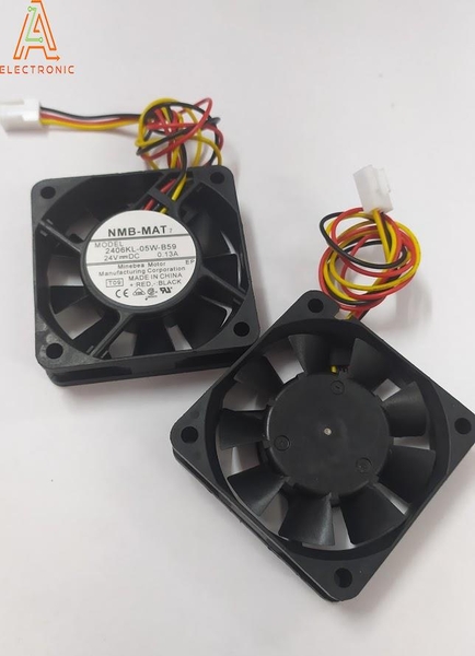 Quạt tản nhiệt Original NMB 2406KL-05W-B59 6015 24V 0.13A 6CM