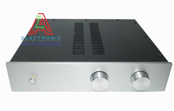 Vỏ hộp nhôm DIY BRZHiFi A3207 320x70x266mm thân đen mặt trắng