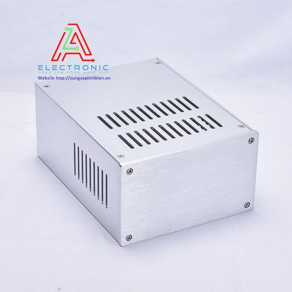 Vỏ hộp nhôm DIY BRZHiFi 1610 229x168x100mm màu trắng