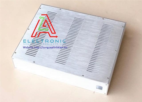 Vỏ hộp nhôm DIY BRZHiFi 4810 480x100x388mm màu bạc