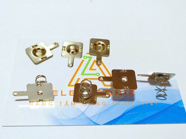 Đế pin micro, chân pin, lò xo pin  micro loại AA (gói 100 cặp) 1,5% G2-F11