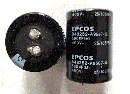 Tụ EPCOS 560UF 400V 35X50mm nhiệt độ 105'C mới RK-238