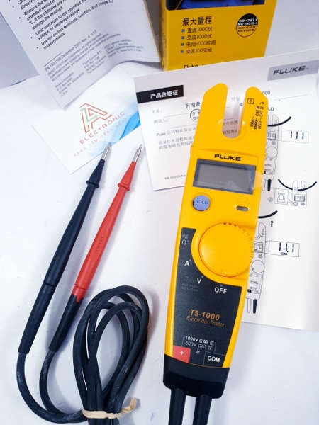 Máy kiểm tra điện áp, tính thông mạch và dòng FLUKE T5-1000 (AC/DC 1000V)