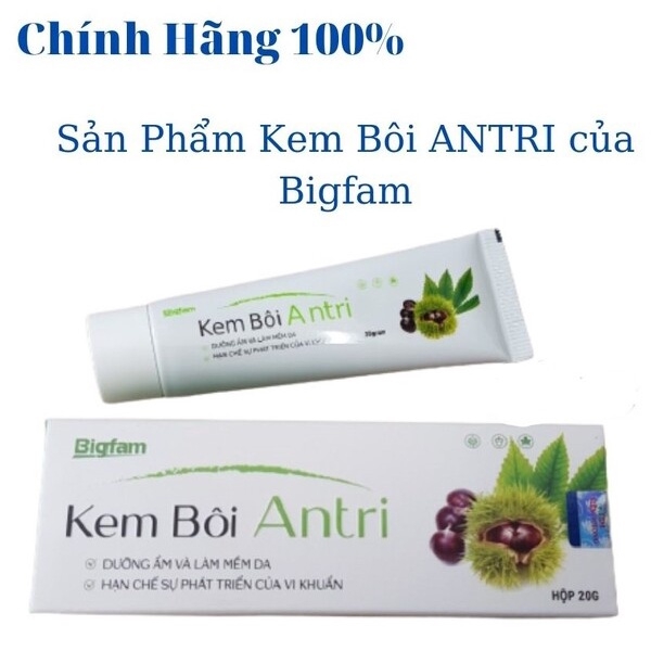 Kem bôi Antri BigFam Duỡng Ẩm Ngăn Ngừa Vi Khuẩn Tuýt 20Gr