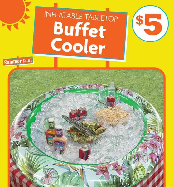 Inflatable Tabletop Buffet Cooler