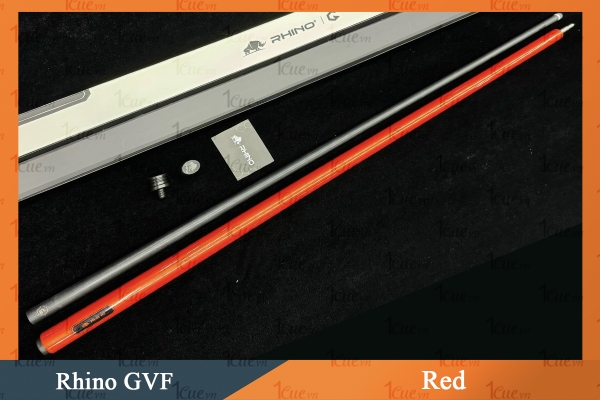 Cơ, Gậy Bi-a Rhino GVF Red Ngọn Carbon | 1Cue.vn