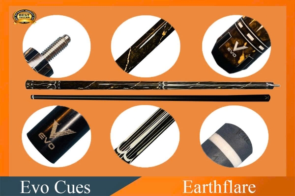 Cơ,Gậy Bi-a Nhảy EVO EarthFlare | 1Cue.vn