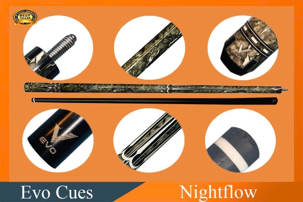 Cơ,Gậy Bi-a Nhảy EVO NightGlow | 1Cue.vn