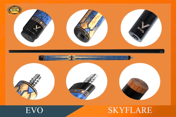 Cơ,Gậy Bi-a Nhảy EVO Skyflare | 1Cue.vn