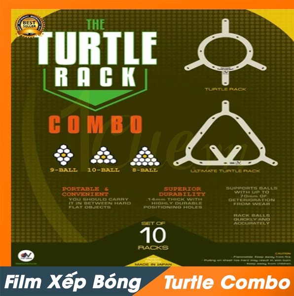 Film Xếp Bóng Bi a Turtle Combo  Mezz Cues | 1Cue.vn