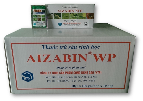 THUỐC TRỪ SÂU AIZABIN WP | CÔNG TY TNHH SẢN PHẨM CÔNG NGHỆ CAO