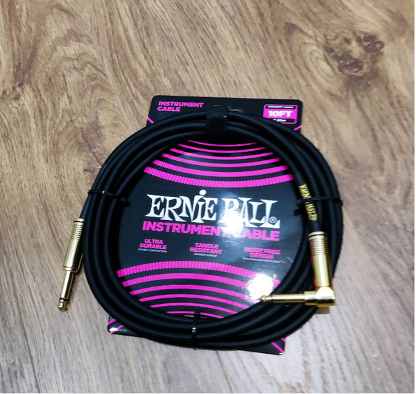 Dây Jack Ernie Ball (3m) màu đen