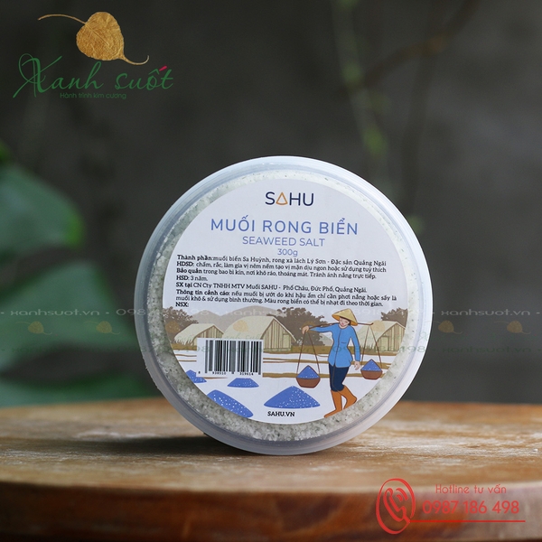 [Sahu] Muối Rong Biển- Seaweed Salt [Xanh Suốt]