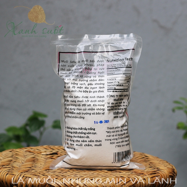 [Sahu] Muối Hầm- Sa Huynh Naked Salt Xanh Suốt