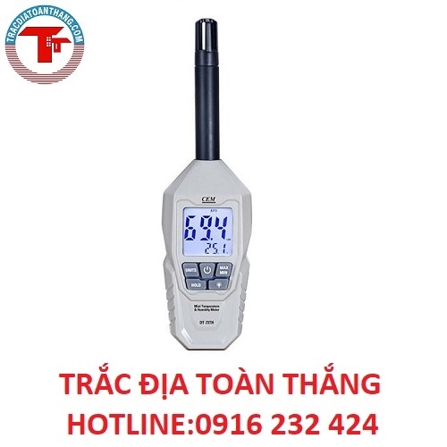 MÁY ĐO ĐỘ ẨM NHIỆT ĐỘ CEM DT-73TH