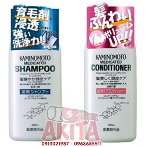 set-dau-goi-xa-kich-thich-moc-toc-ngan-rung-toc-kaminomoto-300ml