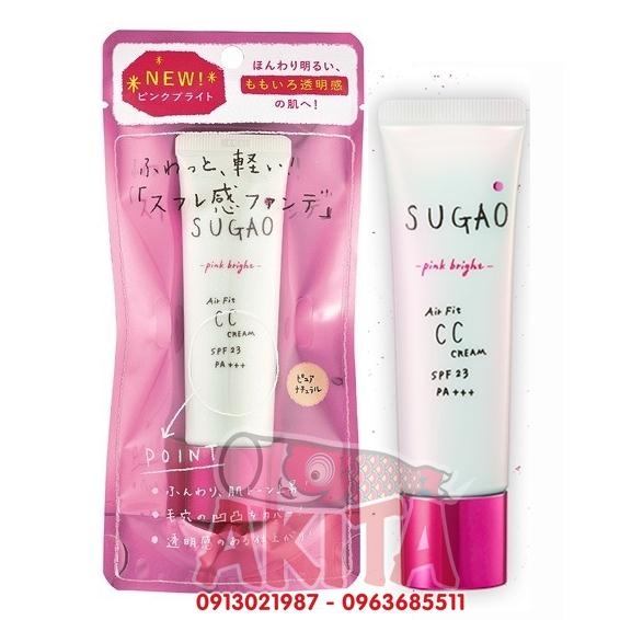 kem-nen-cc-cream-trang-hong-sugao-spf23