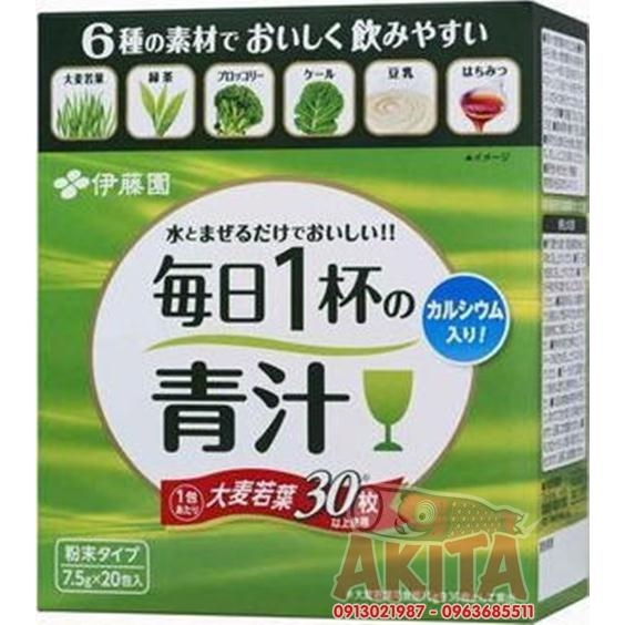 bot-mam-lua-mach-va-rau-xanh-tong-hop-itoen-aojiru-150gr