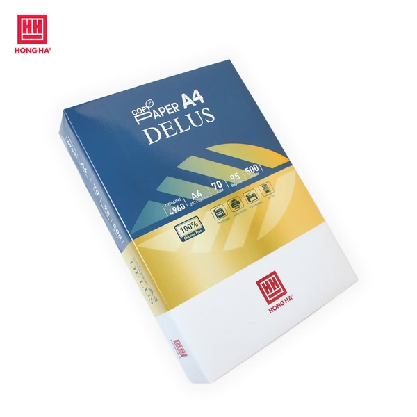 Giấy in A4 Hồng Hà Delus 70gsm - 4960