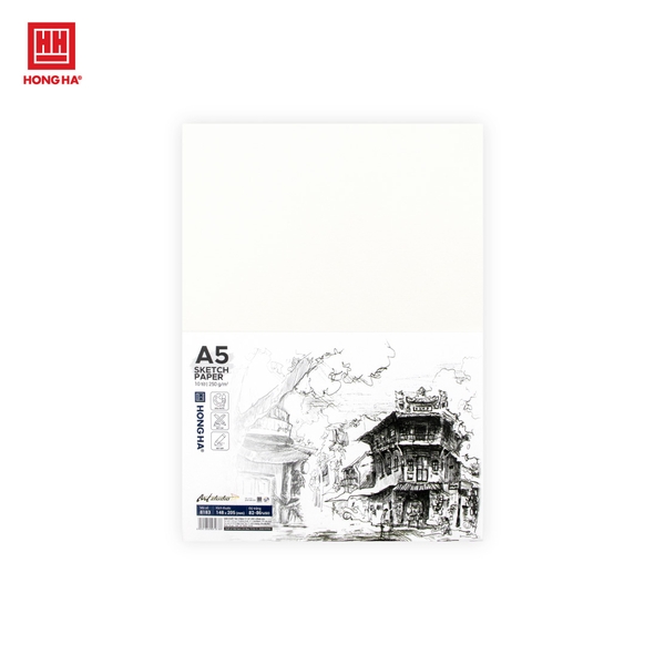Giấy vẽ A5 Hồng Hà Art Studio 250gsm - 8183