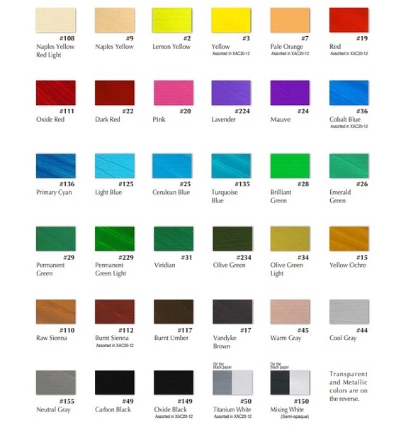 Màu vẽ Sakura Acrylic Color - 75ml (Màu thường)