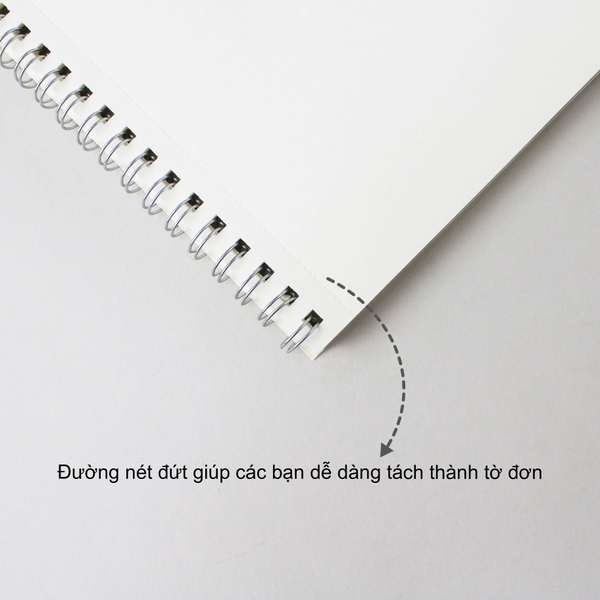 Vở vẽ lò xo A3 định lượng 100gsm - 8127