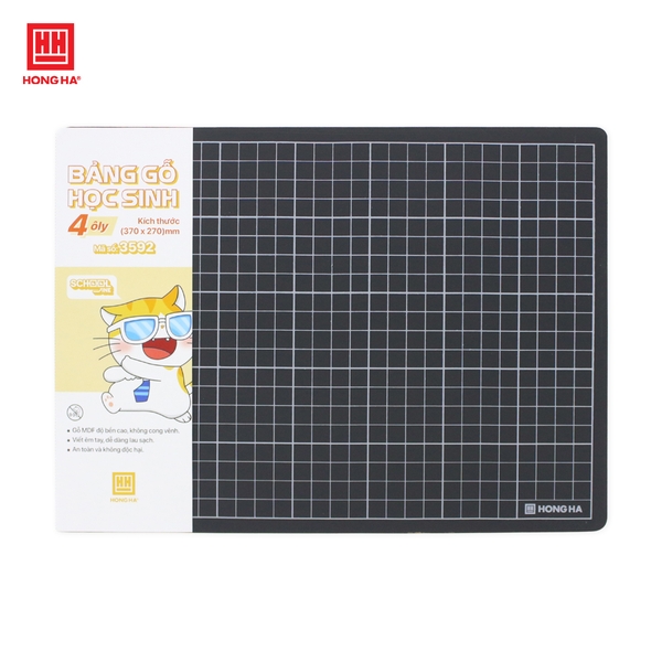 Bảng gỗ học sinh 4 ô ly Hồng Hà - 3592