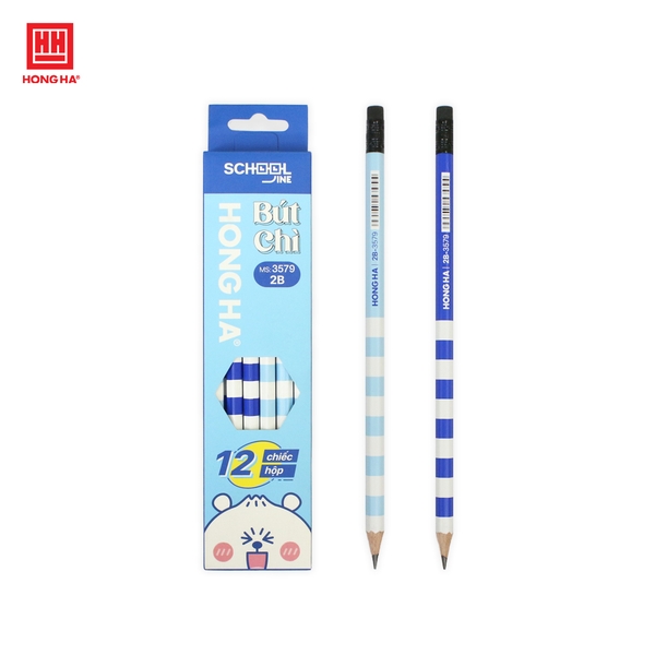 Bút chì 2B có tẩy Hồng Hà - 3579
