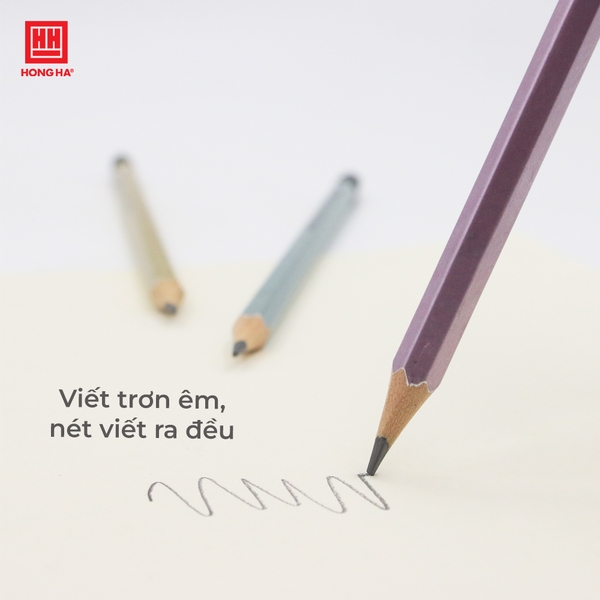 Bút chì gỗ ABC-2B có tẩy Hồng Hà - 3550
