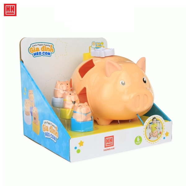 Đồ chơi thông minh Gia đình heo con - dành cho bé từ 6 tháng tuổi