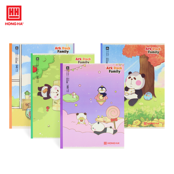 Vở 4 ô ly 96 trang Hồng Hà Class ArkDuck Family - 0338
