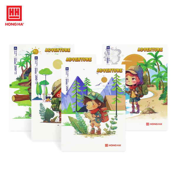 Vở 4 ly ngang 200 trang Hồng Hà Class Adventure - 0449