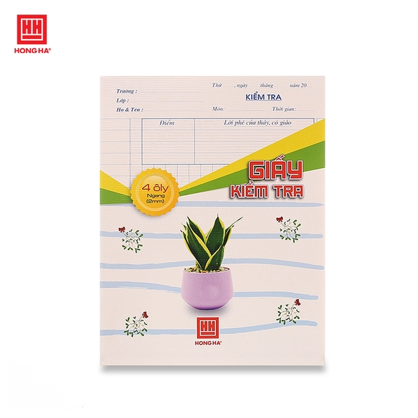 Giấy kiểm tra 4 ly ngang Dream - miền Trung/Nam - 4939