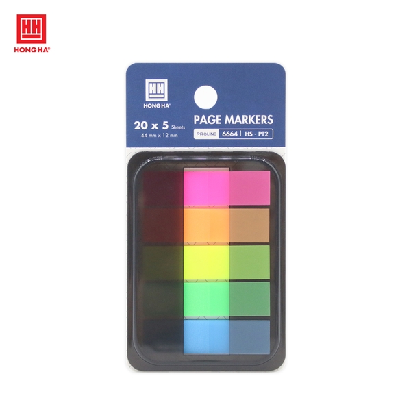 Giấy phân trang 5 màu Hồng Hà HS-PT2 - 6664