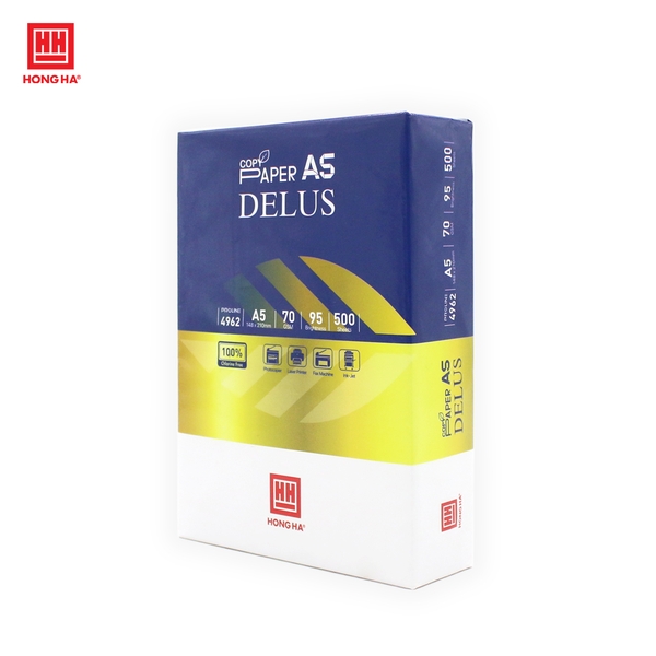 Giấy in A5 Hồng Hà Delus 70gsm - 4962