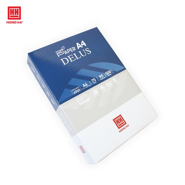 Giấy in A4 Hồng Hà Delus 75gsm - 4955