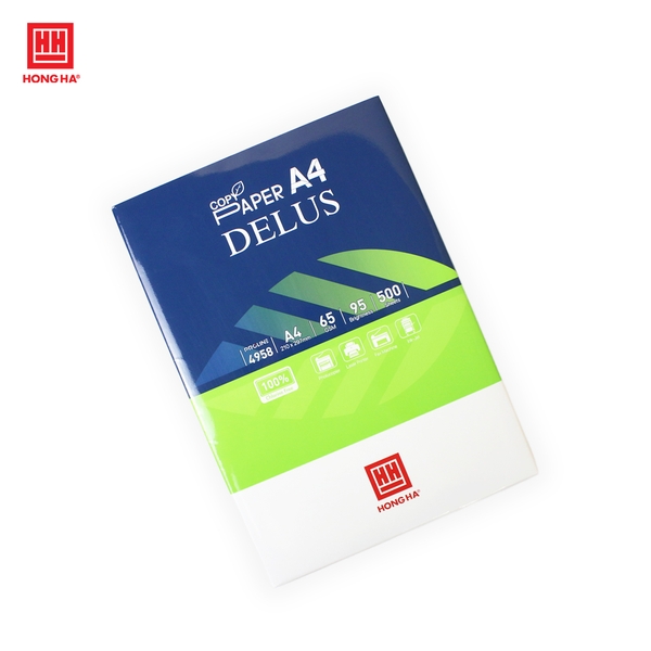 Giấy in A4 Hồng Hà Delus 65 gsm - 4958