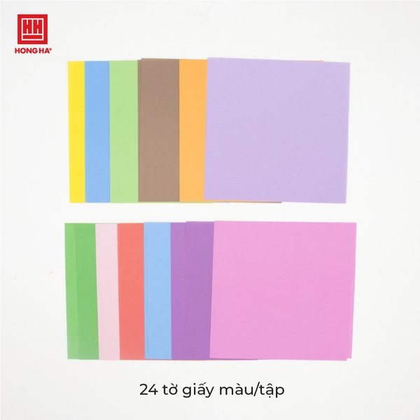 Giấy thủ công Hồng Hà 12 màu - 3363