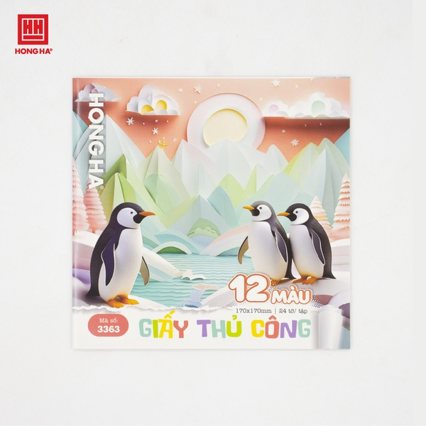 Giấy thủ công Hồng Hà 12 màu - 3363