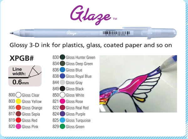 Bút Gel mực 3D Sakura Gelly Roll Glaze