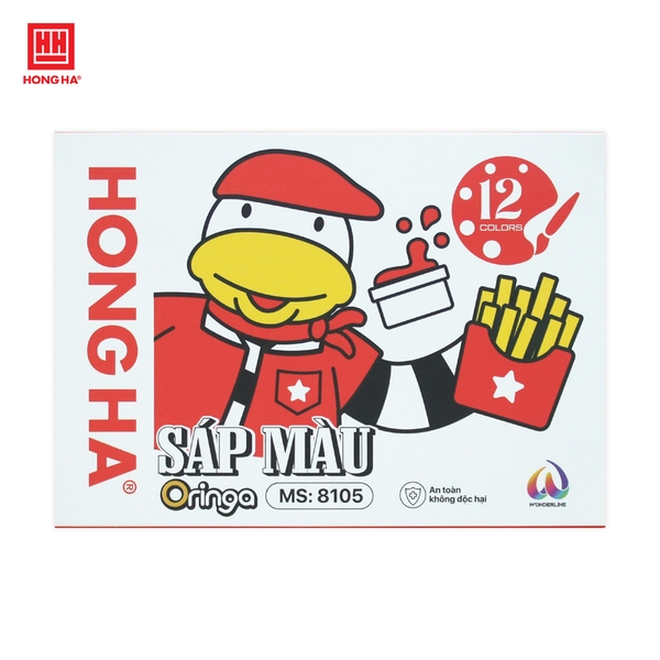 Sáp màu Oringa 12 màu - 8105