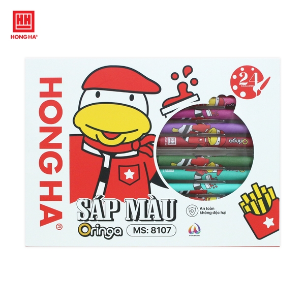 Sáp màu Oringa 24 màu - 8107