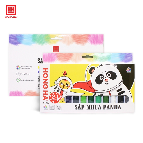 Sáp nhựa Panda 24 màu - 8150