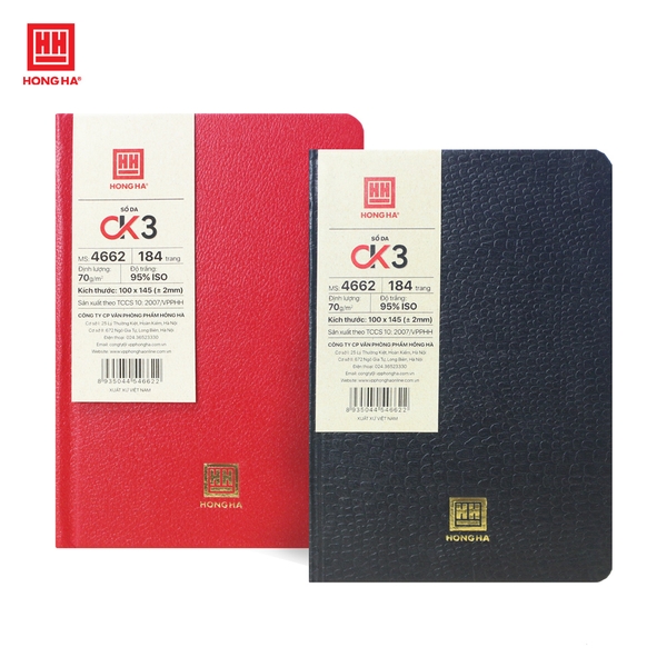 Sổ da Hồng Hà CK3 184 trang - 4662